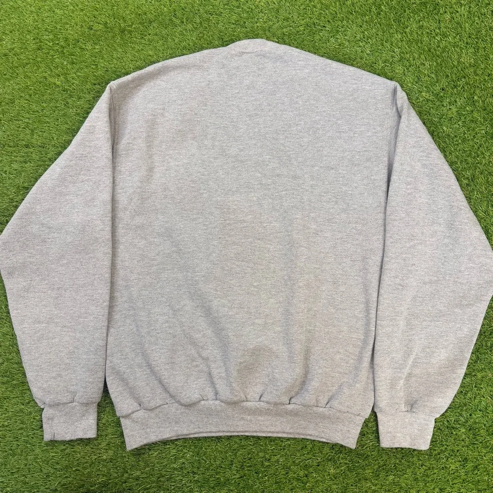 Jerzees Gray Crewneck Sweater Classic‎ Design